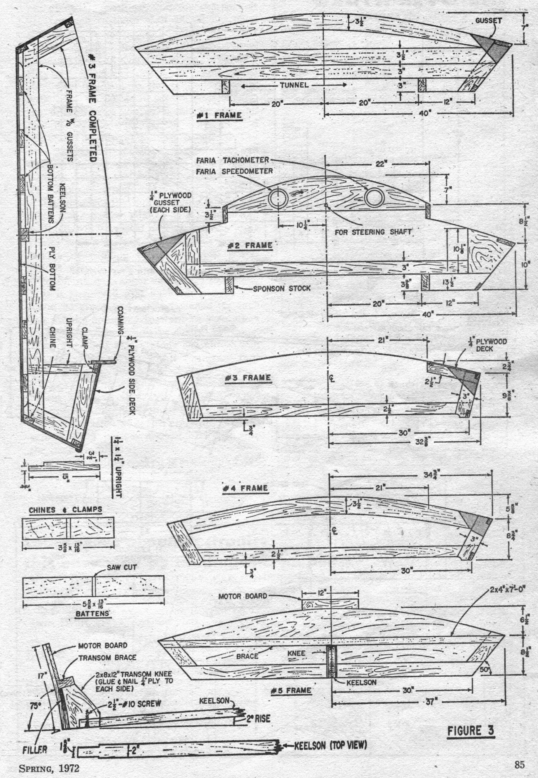 Free Boat Plans From "Science and Mechanics" Magazines