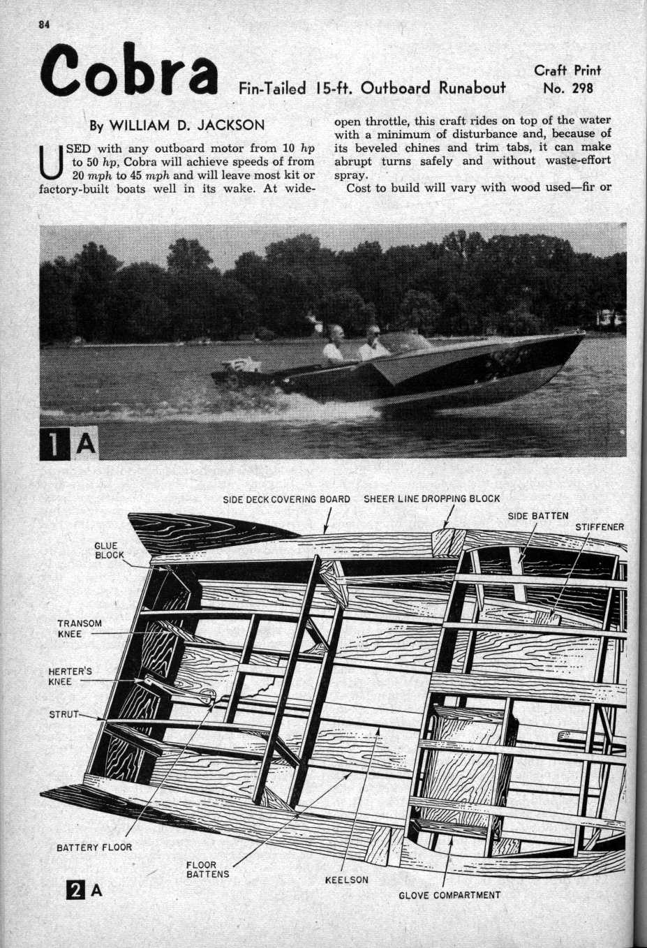 Free Boat Plans From "Science and Mechanics" Magazines