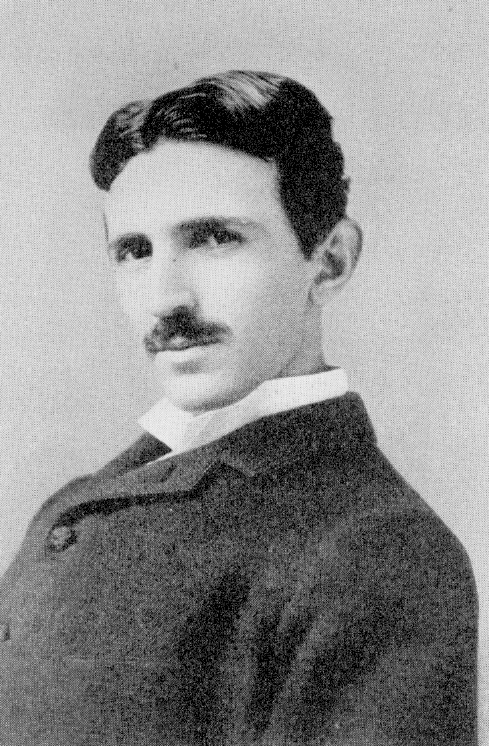 Tesla's portrait