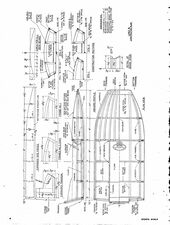 Fast Hydroplane for Small Motors: sheet 3 of 5