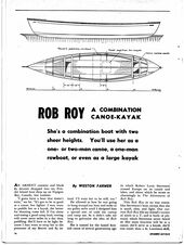 Rob Roy plan