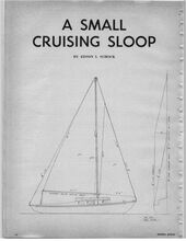 A Small Cruising Sloop plan