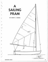 A Sailing Pram: sheet 1 of 6