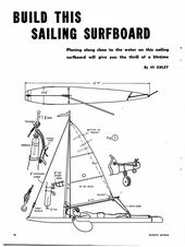 Sailing Surfboard plan