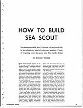 Sea Scout (15-ft skiff) plan