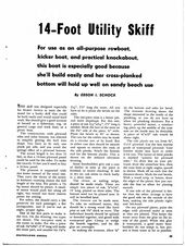 14-Foot Utility Skiff: sheet 1 of 4